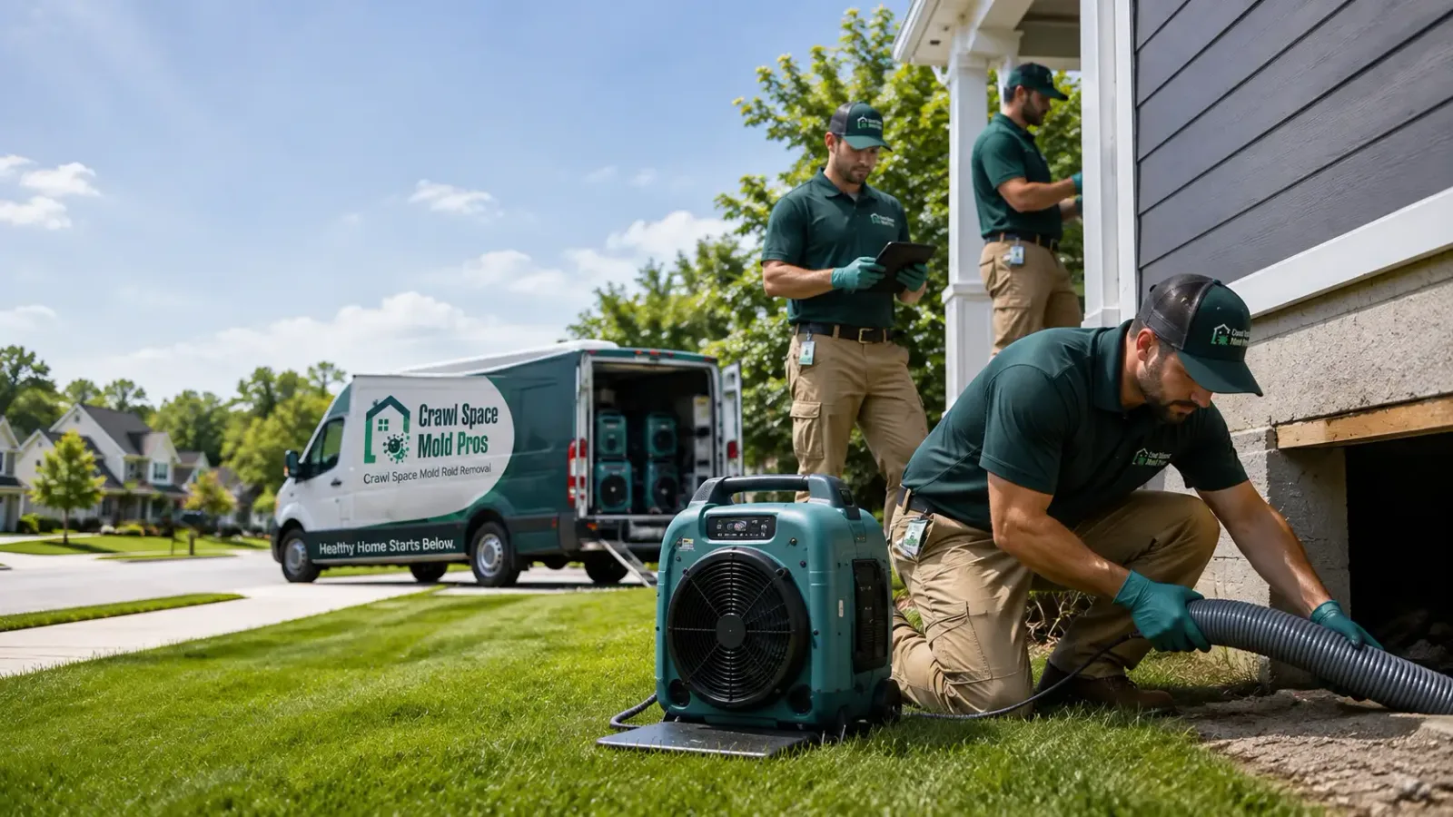 Crawl Space Mold Removal in Hamilton, ND